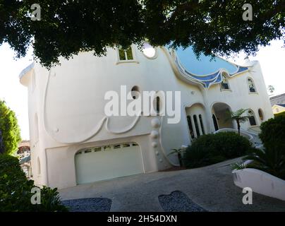 Beverly Hills, California, USA 10 settembre 2021 una visione generale dell'atmosfera o'Neill casa/casa dove il film senza fiato e Beverly Hills 90210 girato a 507 N. Rodeo Drive il 10 settembre 2021 a Beverly Hills, California, USA. Foto di Barry King/Alamy Stock Foto Foto Stock