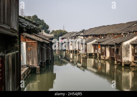 Scena da Wuzhen, Cina Foto Stock