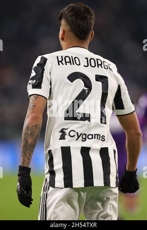 Torino, 6 novembre 2021. Kaio Jorge della Juventus durante la Serie A allo Stadio Allianz di Torino. Il credito d'immagine dovrebbe essere: Jonathan Moscrop / Sportimage Foto Stock