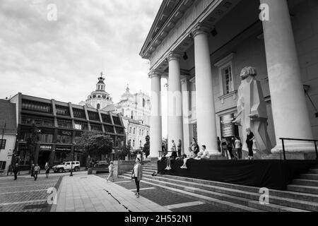 Vilnius capitale lituana durante il mio viaggio estivo 2021 Foto Stock