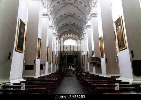 Vilnius capitale lituana durante il mio viaggio estivo 2021 Foto Stock