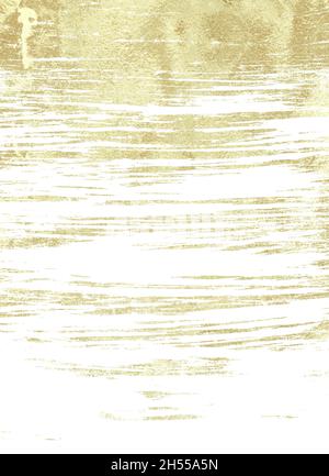 Un'illustrazione di macchie marroni su sfondo bianco Foto Stock