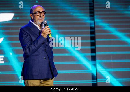 Mille Richard (fra), presidente della Commissione FIA Endurance, ritratto durante la cerimonia di premiazione del Campionato Mondiale di Endurance 2021, FIA WEC, sul circuito Internazionale del Bahrain, dal 4 al 6 novembre 2021 a Sakhir, Bahrain - Foto: Germain Hazard/DPPI/LiveMedia Foto Stock