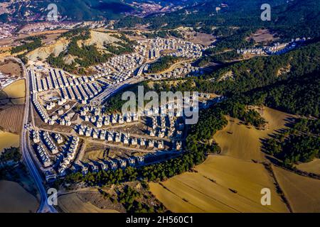 Burj al Babas Vista aerea | Luftbilder von Burj al Babas in der Türkei | Vista aerea di Burj al Babas Foto Stock