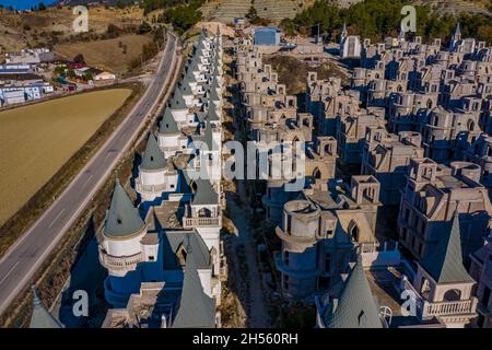 Burj al Babas Vista aerea | Luftbilder von Burj al Babas in der Türkei | Vista aerea di Burj al Babas Foto Stock