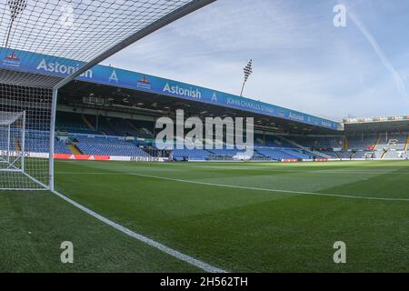 Una visione generale di Elland Road davanti a questa partita della Premier League del pomeriggio, Leeds United contro Leicester City a Leeds, Regno Unito il 11/7/2021. (Foto di Mark Cosgrove/News Images/Sipa USA) Foto Stock