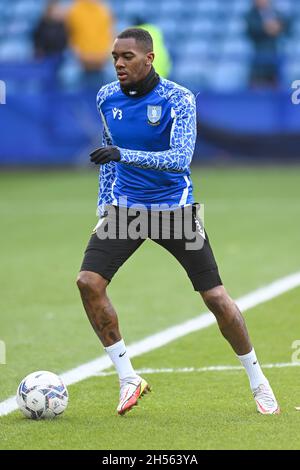 Jaden Brown #3 di Sheffield Mercoledì durante il riscaldamento pre-partita in , il 11/7/2021. (Foto di Craig Thomas/News Images/Sipa USA) Foto Stock