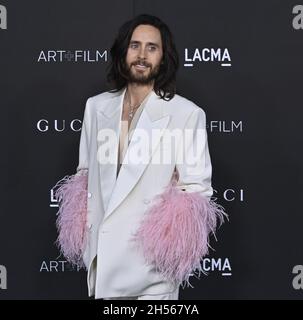 Los Angeles, Stati Uniti. 6 novembre 2021. Jared Leto partecipa al film d'arte LACMA 10° gala annuale al Los Angeles County Museum of Art di Los Angeles sabato 6 novembre 2021. Foto di Jim Ruymen/UPI Credit: UPI/Alamy Live News Foto Stock