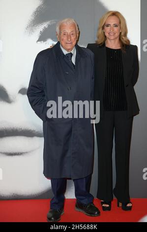 Fulvio Lucisano e Federica Lucisano partecipano al tappeto rosso della VI edizione del Premio Virna Lisi all'Auditorium Parco della Musica. (Foto di Mario Cartelli / SOPA Images/Sipa USA) Foto Stock