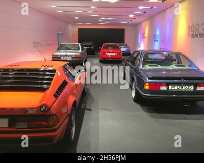 Museo BMW: M Power Gallery. Monaco di Baviera - Germania. Foto Stock