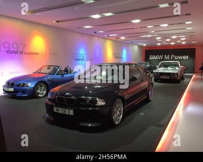 Museo BMW: M Power Gallery. Monaco di Baviera - Germania. Foto Stock