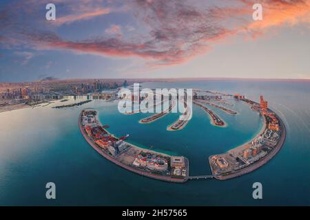Il Palm Jumeirah Foto Stock