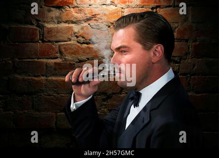 Leonardo DiCaprio vaporizzazione Foto Stock