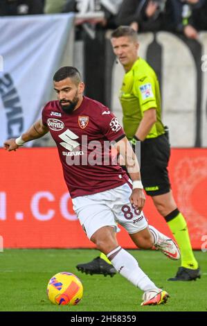 La Spezia, Italia. 6 novembre 2021. Tomas Rincon (Torino) durante la Spezia Calcio vs Torino FC, Campionato italiano di calcio a Match a la Spezia, Italia, Novembre 06 2021 Credit: Independent Photo Agency/Alamy Live News Foto Stock