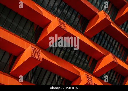 Tetto del Palazzo d'Arte Cinese Foto Stock