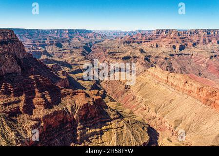 Famoso Grand Canyon da Navajo Point, Arizona, USA Foto Stock