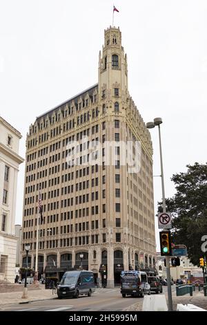 L'Emily Morgan Hotel, ex edificio delle Arti Mediche, nel centro di San Antonio, Texas. Foto Stock