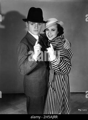 JAMES CAGNEY e MARGARET LINDSAY Pubblicità Ritratto in G UOMINI 1935 regista WILLIAM KEIGHLEY storia / sceneggiatura Seton I. Miller casting consulente J. Edgar Hoover First National Pictures / Warner Bros. Foto Stock