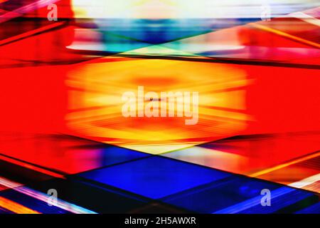 Sfondo, simmetria, astratto, Arte, Vivid, Geometrico, griglia, linee, decorativo, motivi, Vivid, Montage Foto Stock