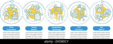 Modello infografico vettoriale di Business Operationss Illustrazione Vettoriale