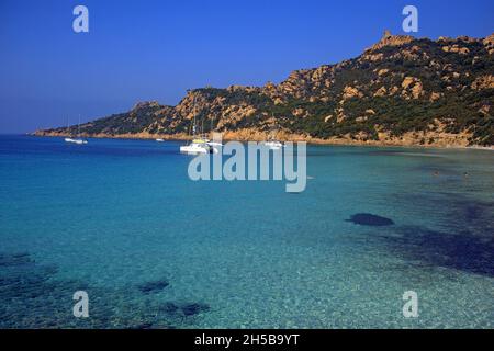 Golfo di Roccapina, REGIONE DEL SARTENAIS, Corsica meridionale (2A), Corsica, Francia Foto Stock