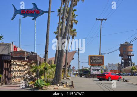 Il popolare ristorante e bar Don The Beachcomber, Huntington Beach CA Foto Stock