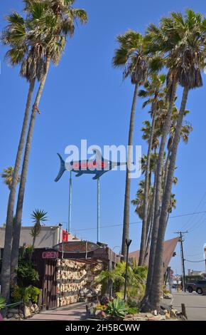 Il popolare ristorante e bar Don The Beachcomber, Huntington Beach CA Foto Stock