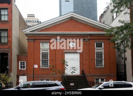 L'edificio di studio degli attori nel quartiere Hell's Kitchen di Manhattan NYC Foto Stock