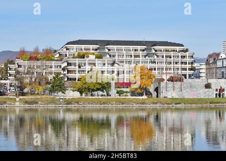 Nuovo municipio a Linz, Austria Foto Stock