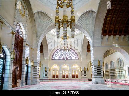 4 dicembre 2016, Muscat, Oman: Sala di preghiera della moschea Muhammad al-Amin a Muscat, Oman Foto Stock