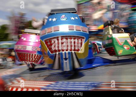 Fiera dell'Oktoberfest, Germania, Baviera, Monaco Foto Stock