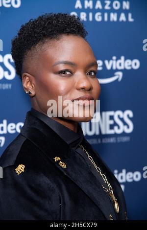 Londra, Regno Unito. 8 novembre 2021. Nicola Adams partecipa alla proiezione esclusiva di Lioness: The Nicola Adams Story presso Sea Containers di Londra. (Foto di Gary Mitchell/SOPA Images/Sipa USA) Credit: Sipa USA/Alamy Live News Foto Stock