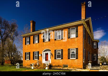 Aron Bissell House East Windsor Hill Historic District   East Windsor, Connecticut, Stati Uniti d'America Foto Stock