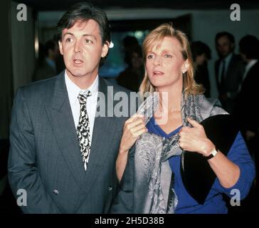 Paul McCartney Linda Eastman 1990 Foto di Adam Sculll/PHOTOlink Foto Stock