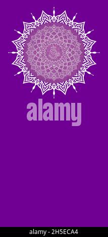 Set di chakra simbolo isolato su sfondo a colori Foto Stock