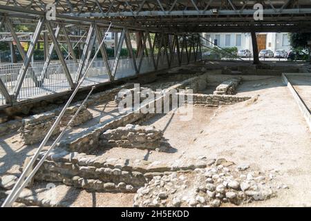 Centro storico, Chiesa Madonna delle grazie, Domus, Teramo, Abruzzo, Italia, Europa Foto Stock