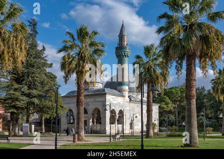 La Moschea Verde di Iznik (Nicaea) nella provincia di Bursa, Turchia Foto Stock