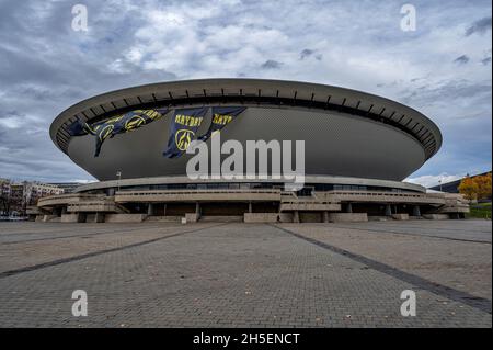 Spodek Arena a Katowice in Polonia Foto Stock