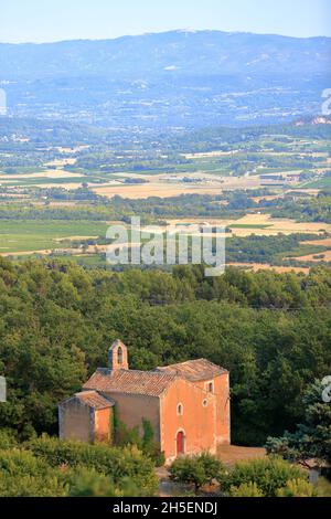 Piccola cappella nel Luberon, Vaucluse, 84, PACA Foto Stock