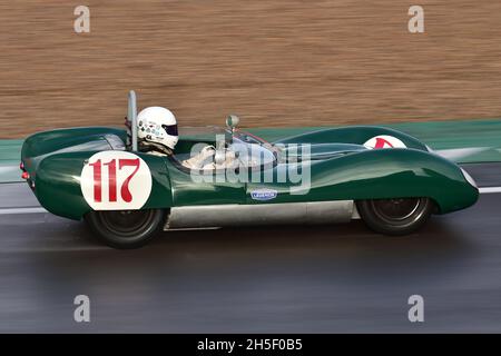 Ian Dalglish, Lotus 17, RAC Woodcote Trophy per auto sportive e alcuni piloti sportivi che hanno gareggiato dopo la seconda guerra mondiale fino alla fine del 1955, e lo Stirling Foto Stock