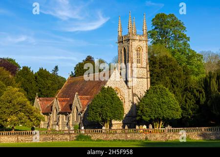 Inghilterra, Hampshire, Alton, Chawton, Chiesa Parrocchiale di San Nicola Foto Stock