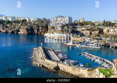 kaleii, Antalya aereo wiev. Foto Stock