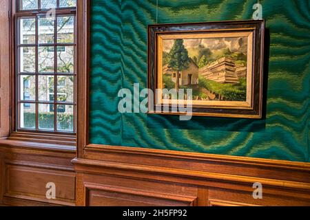Il Castello di Ruurlo ospita la più grande collezione di opere dell'artista olandese Carel Willink (1900-1983). Ruurlo, Paesi Bassi Foto Stock