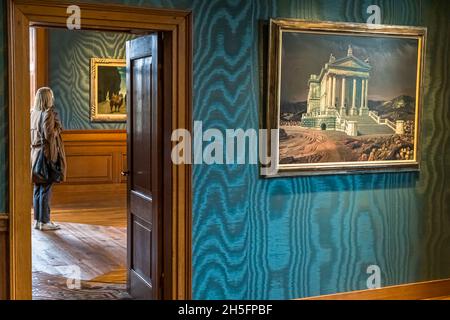 Il Castello di Ruurlo ospita la più grande collezione di opere dell'artista olandese Carel Willink (1900-1983). Ruurlo, Paesi Bassi Foto Stock