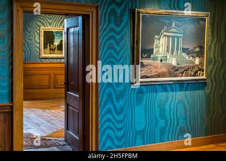 Il Castello di Ruurlo ospita la più grande collezione di opere dell'artista olandese Carel Willink (1900-1983). Ruurlo, Paesi Bassi Foto Stock