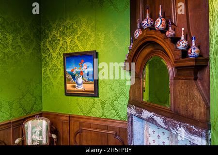 Il Castello di Ruurlo ospita la più grande collezione di opere dell'artista olandese Carel Willink (1900-1983). Ruurlo, Paesi Bassi Foto Stock