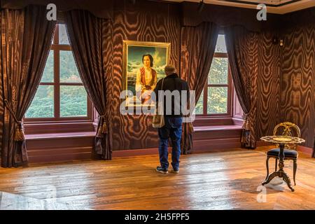 Il Castello di Ruurlo ospita la più grande collezione di opere dell'artista olandese Carel Willink (1900-1983). Ruurlo, Paesi Bassi Foto Stock