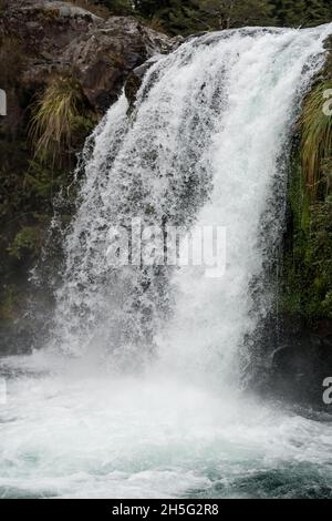 Cascate di Tawhai nel Parco Nazionale di Tongariro, Isola del Nord, Nuova Zelanda. Foto Stock