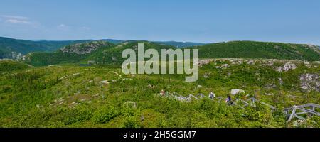 Parco Nazionale Grands-Jardins; Charlevoix, Quebec, Canada Foto Stock