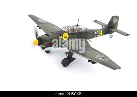 Corgi Aviation Archive collection die-cast Metal Stuka dive bombardiere modello 1/72 Foto Stock